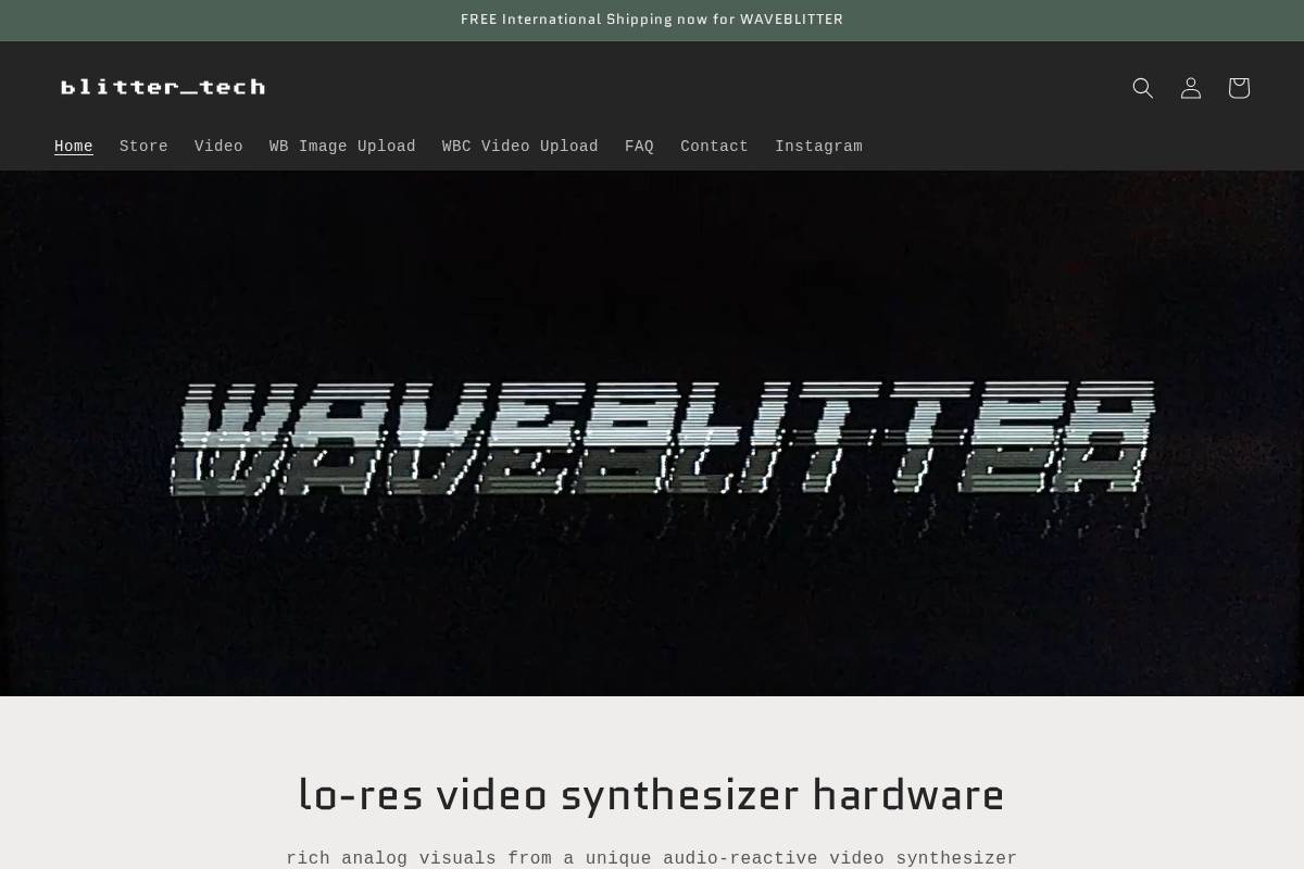 blittertech.com homepage screenshot