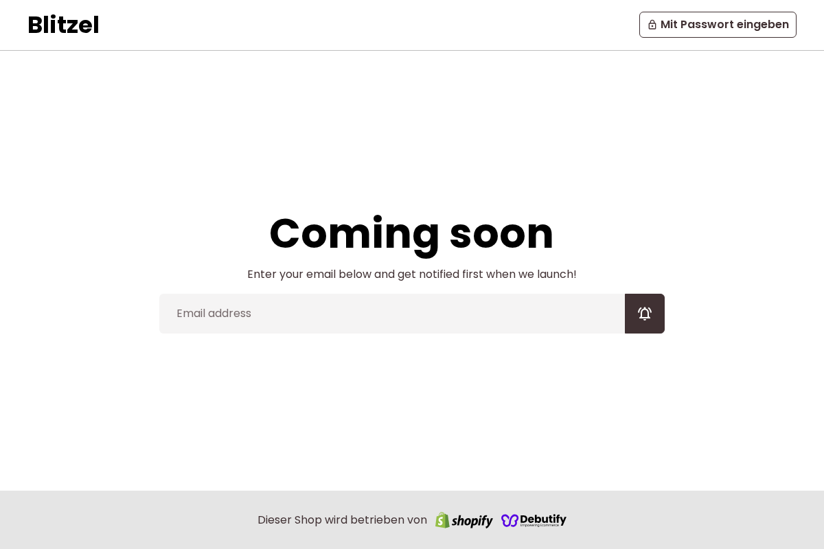 blitzel.de homepage screenshot