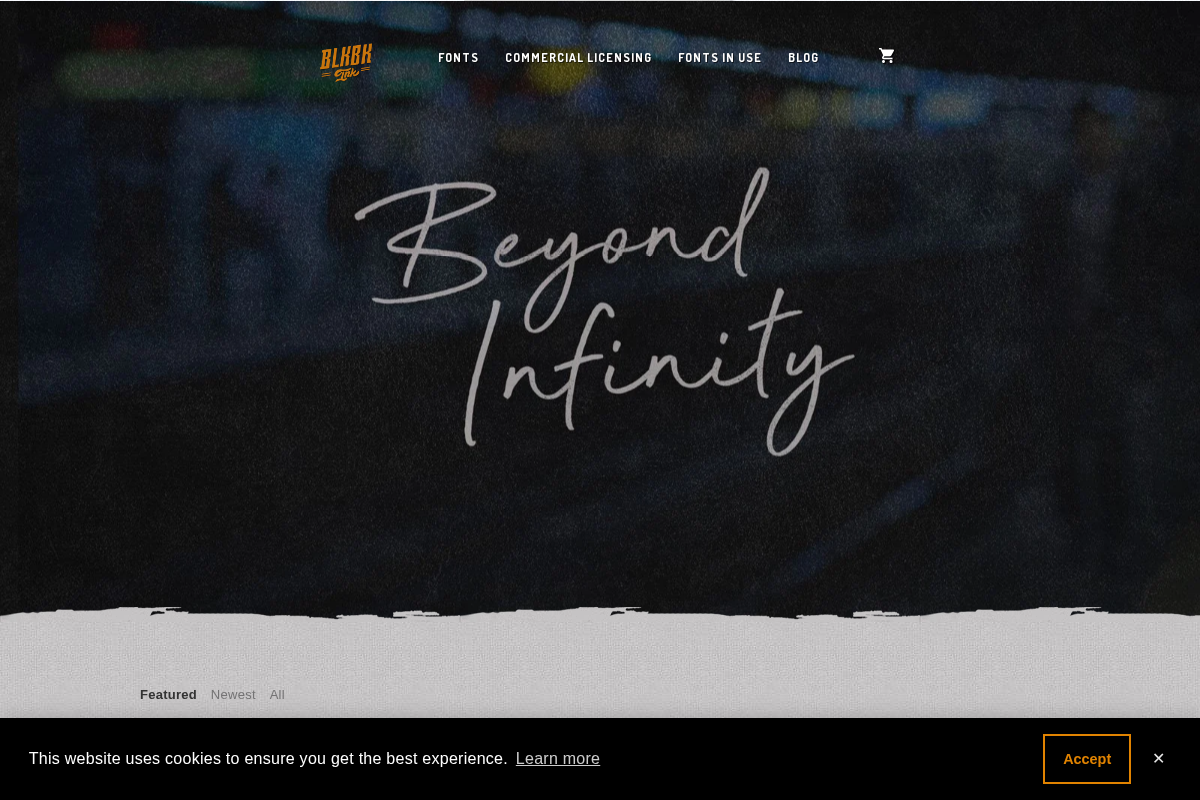 blkbk.ink homepage screenshot