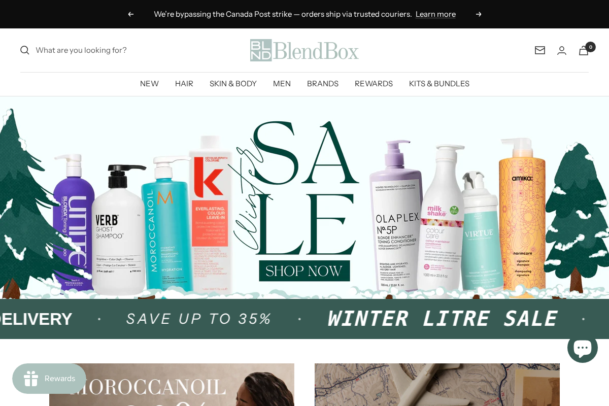 Blndbox homepage screenshot