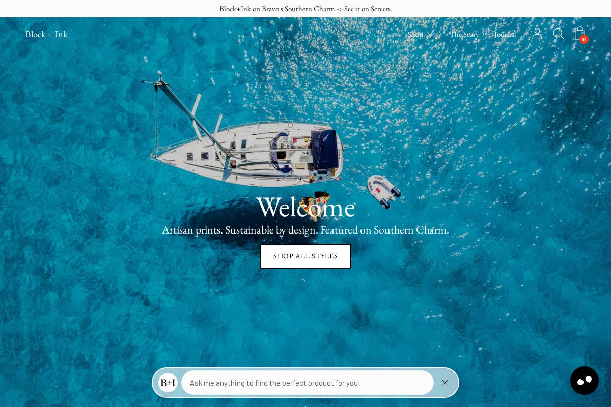 blockandink.com homepage screenshot