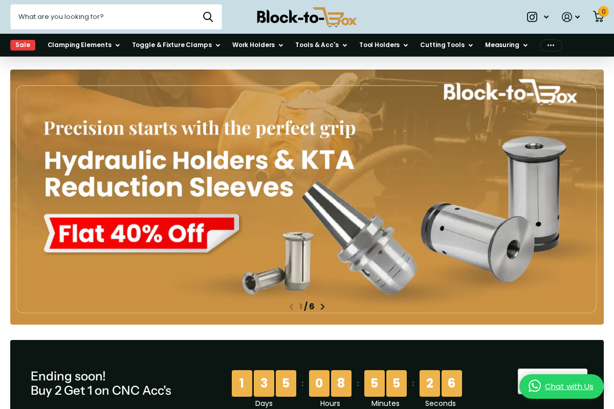 Blocktobox Online Enterprises Private Limited homepage screenshot