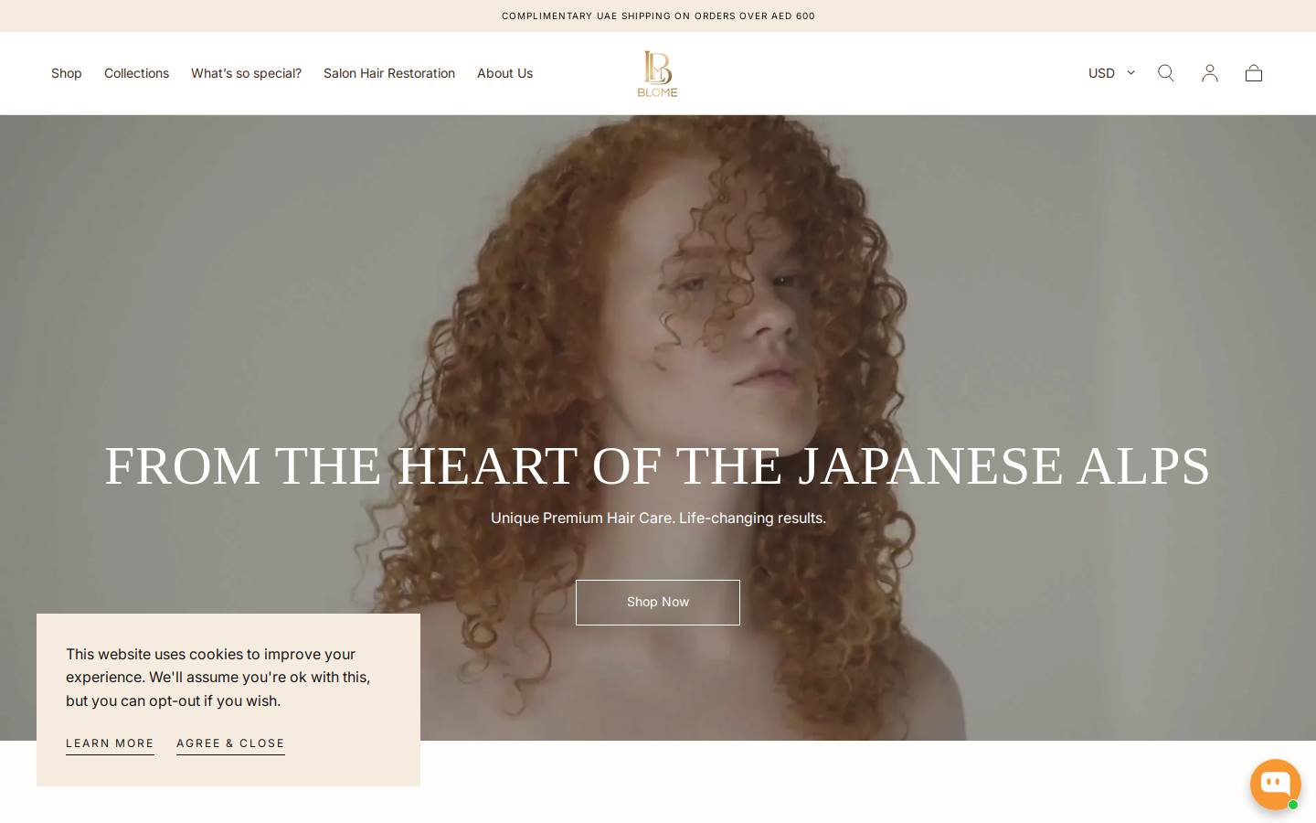 blome-global.com homepage screenshot