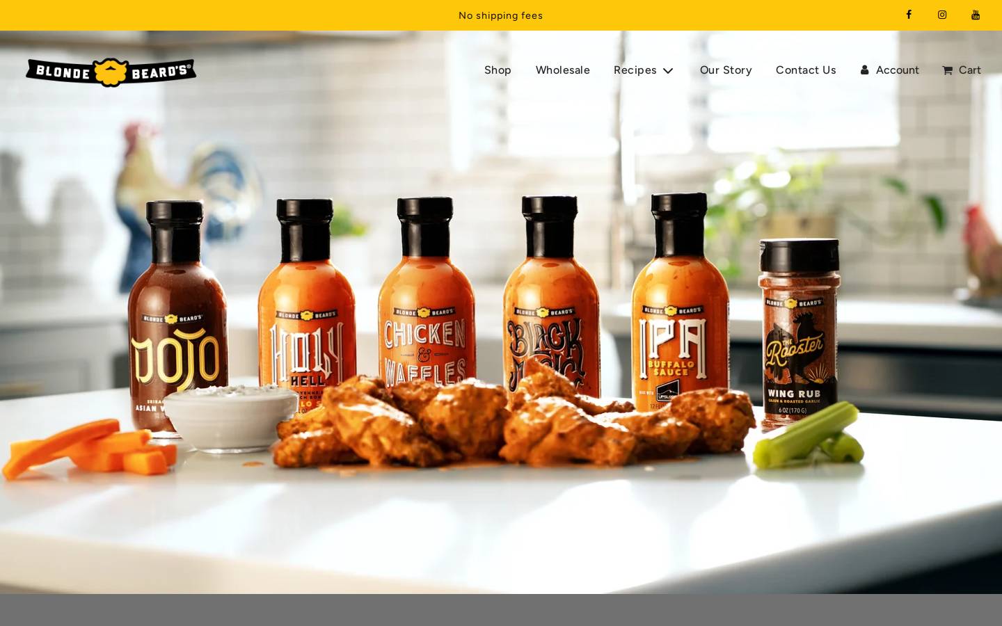 blondebeards.com homepage screenshot