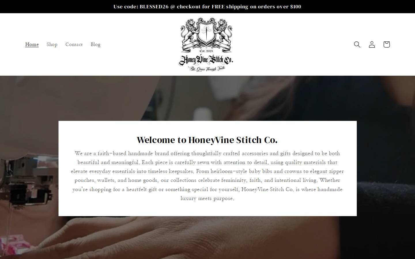 bloodoflamb.com homepage screenshot