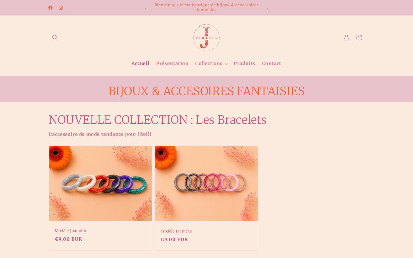 bloombijouxaccessoires.com homepage screenshot