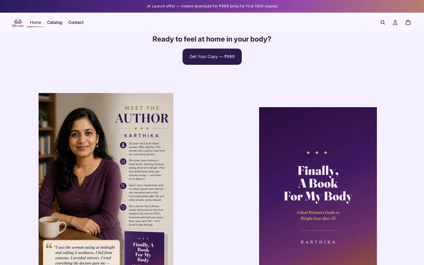 bloombooks.store homepage screenshot