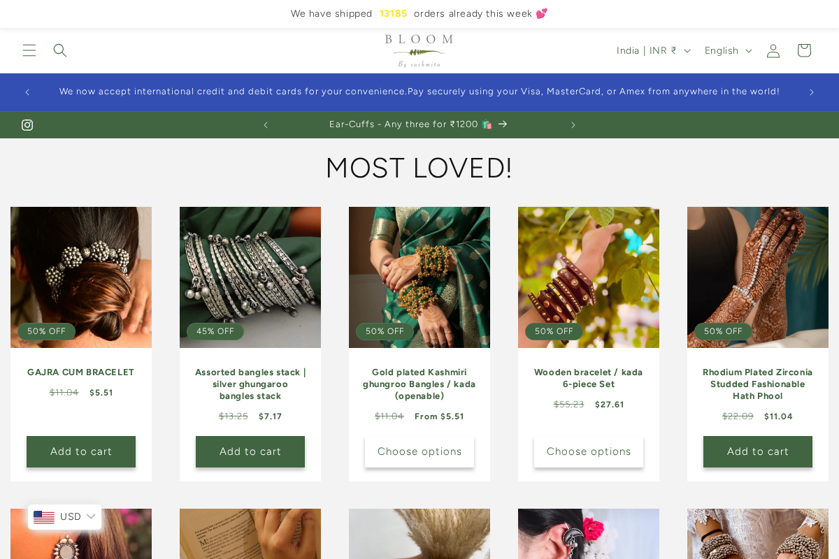 Bloom - By Sushmita homepage screenshot