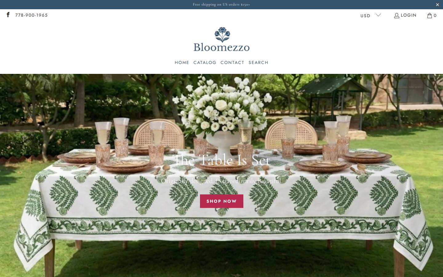 bloomezzo.com homepage screenshot