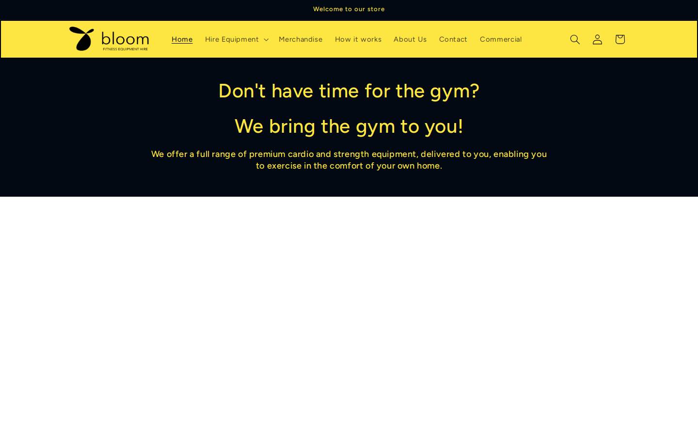 bloomfitness.au homepage screenshot