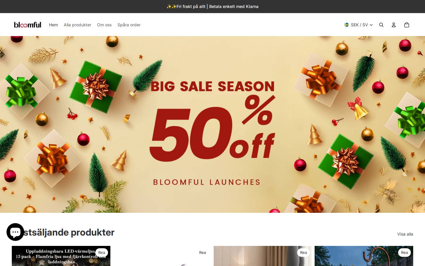 bloomful.xyz homepage screenshot