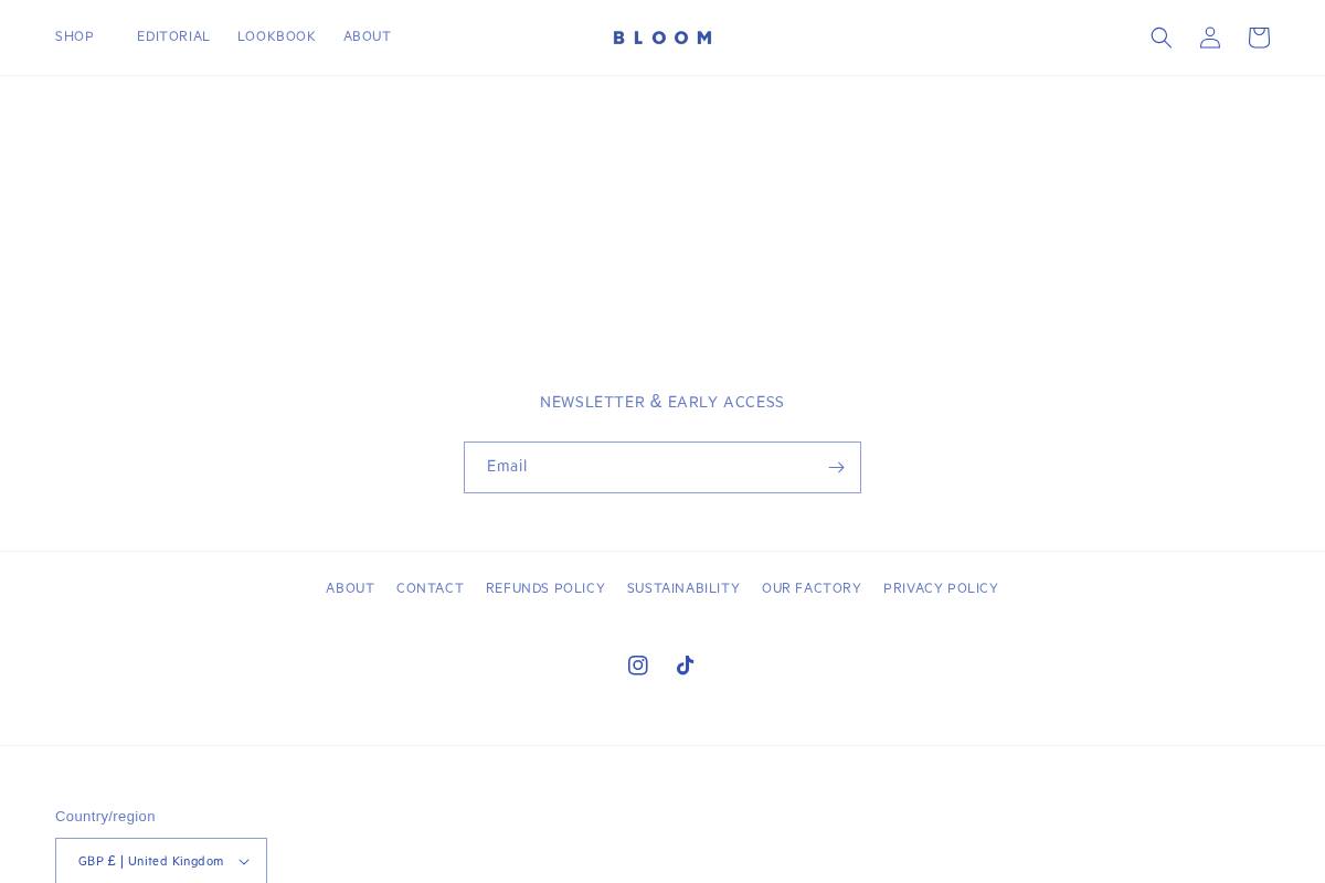 bloomofficial.com homepage screenshot
