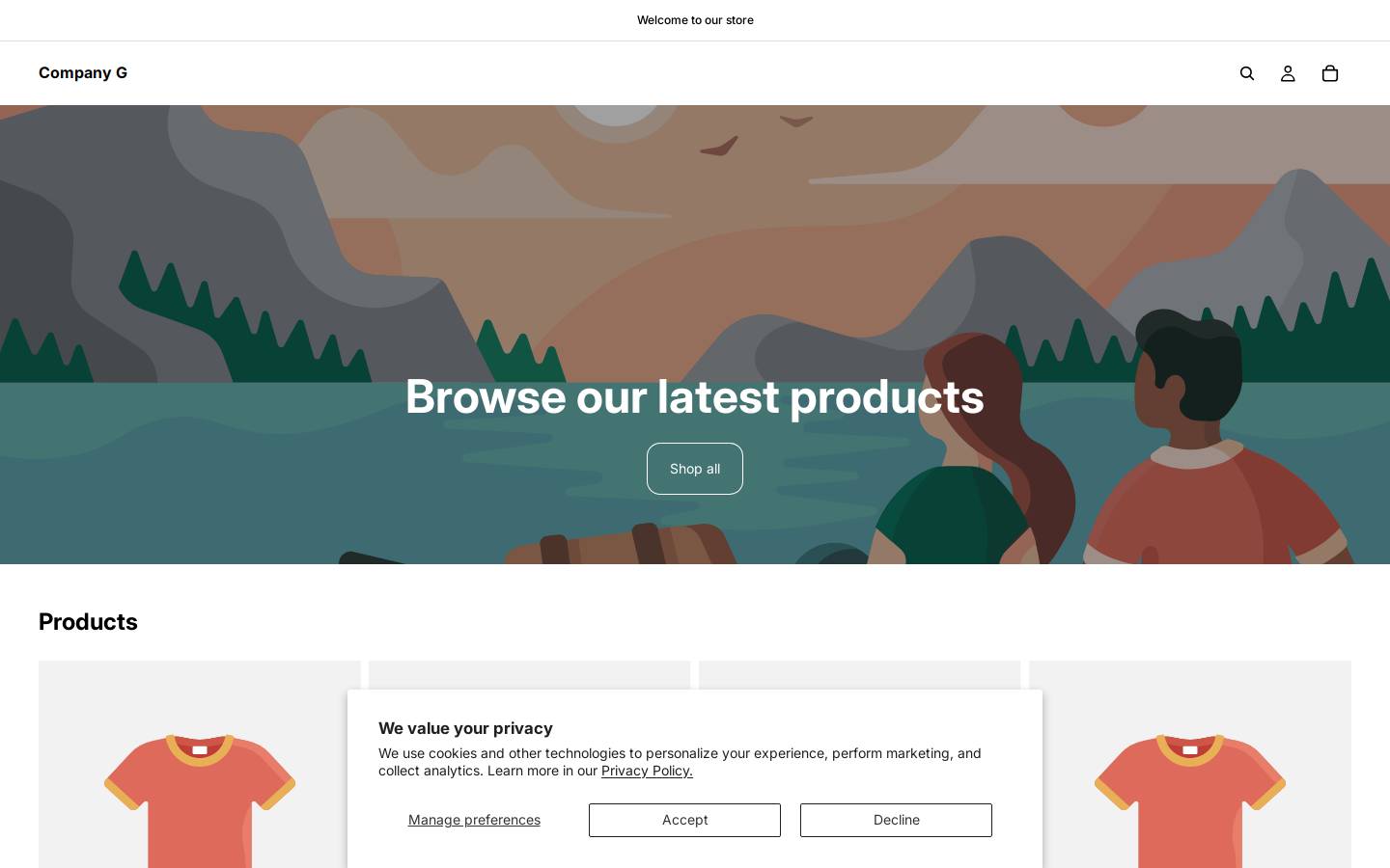 bloompreserve.store homepage screenshot