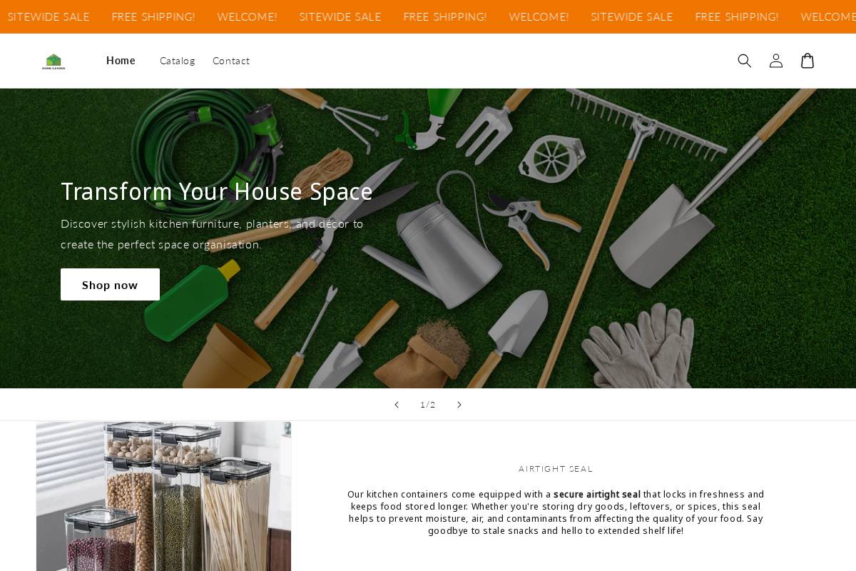 bloomsyhome.store homepage screenshot