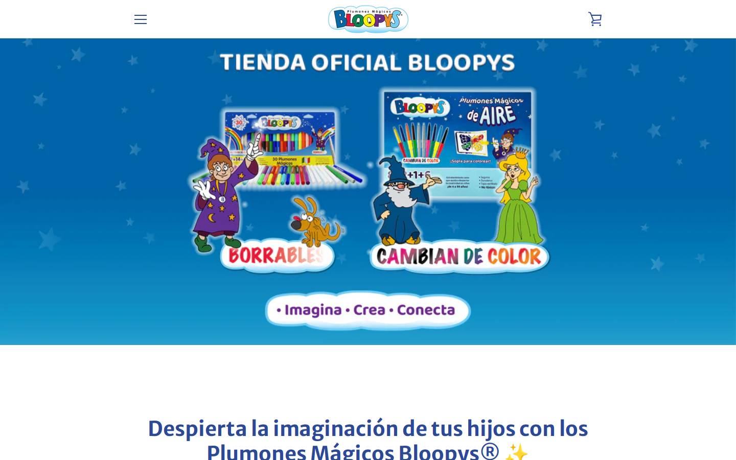 bloopys.com homepage screenshot