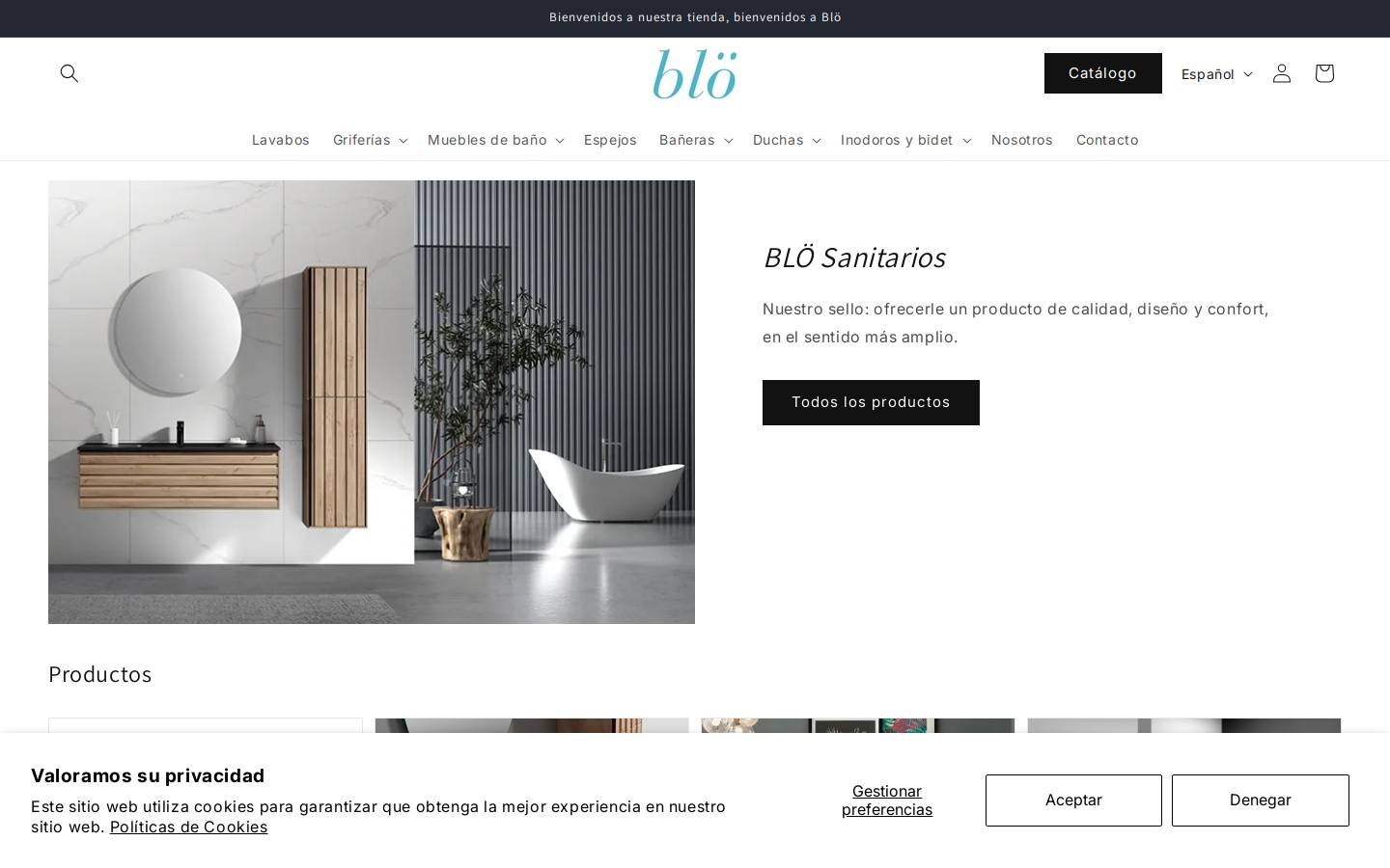 blosanitarios.com homepage screenshot