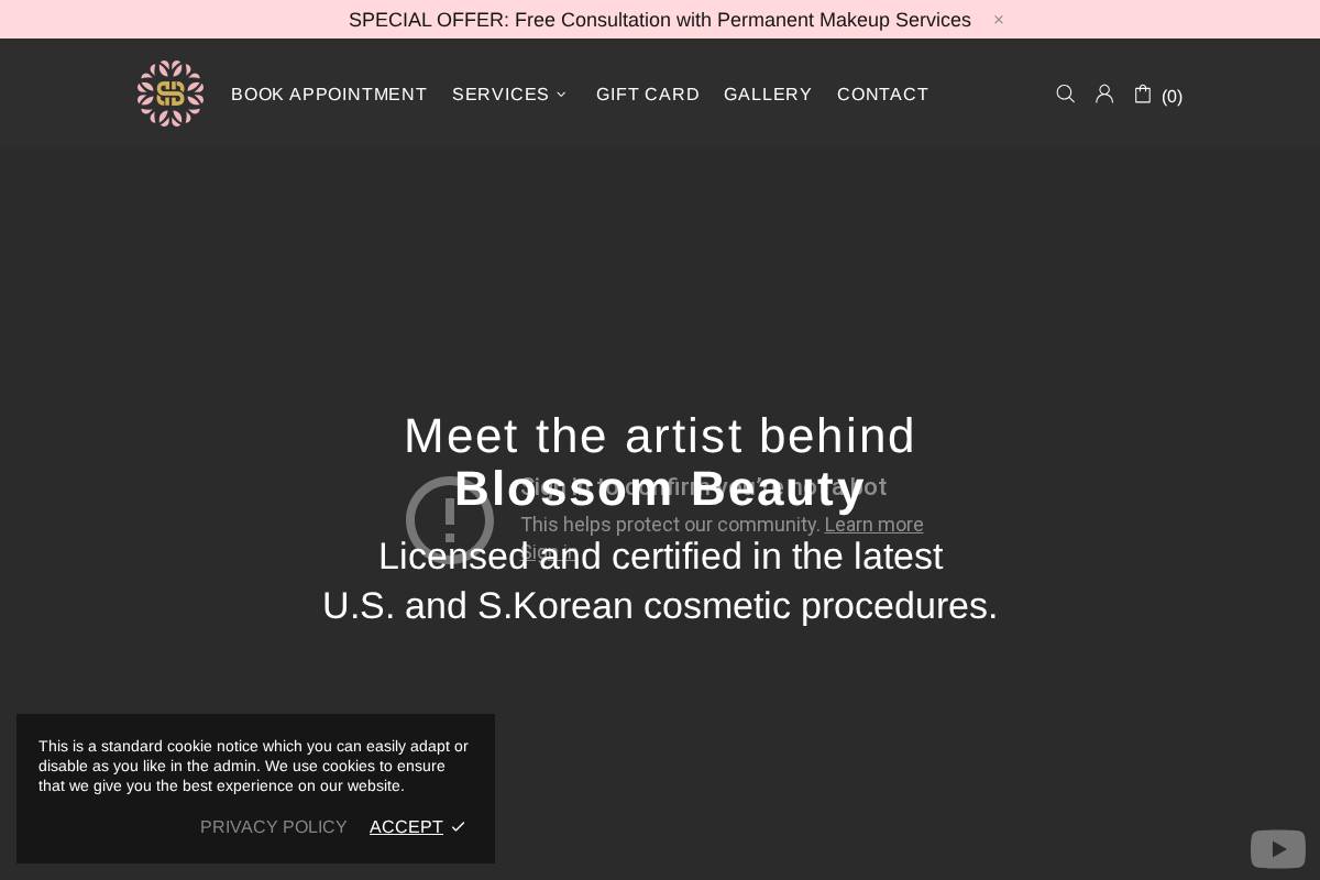 blossombty.com homepage screenshot