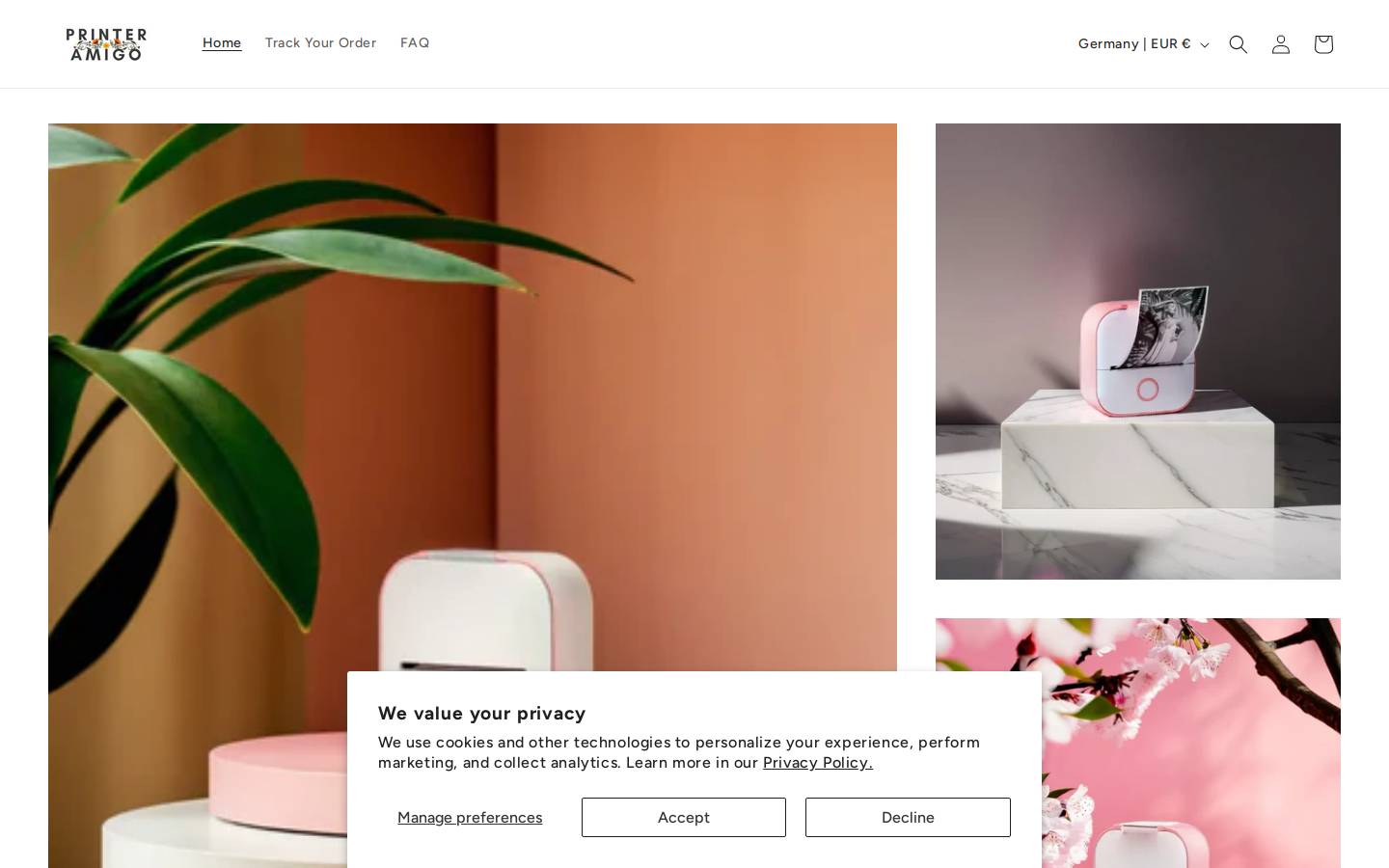 blossomby.com homepage screenshot