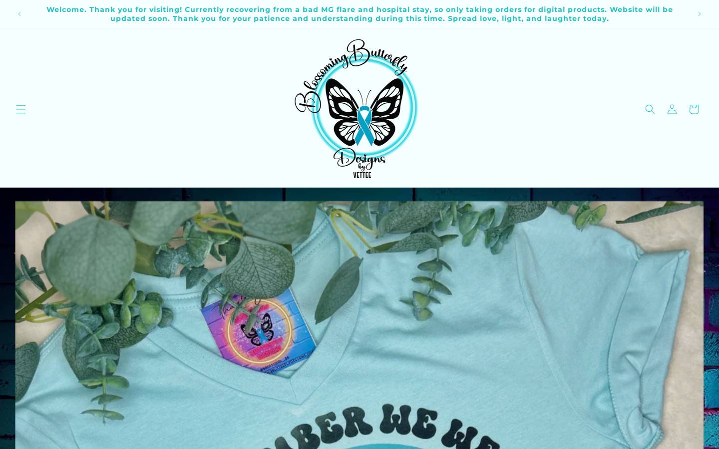 blossomingbutterflydesigns.com homepage screenshot