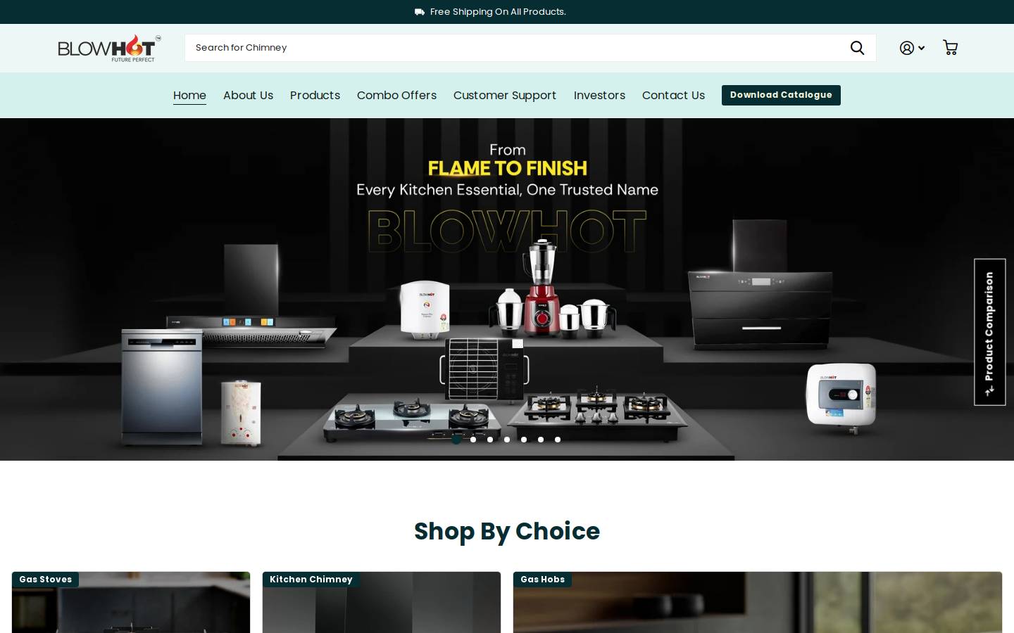 blowhotindia.com homepage screenshot
