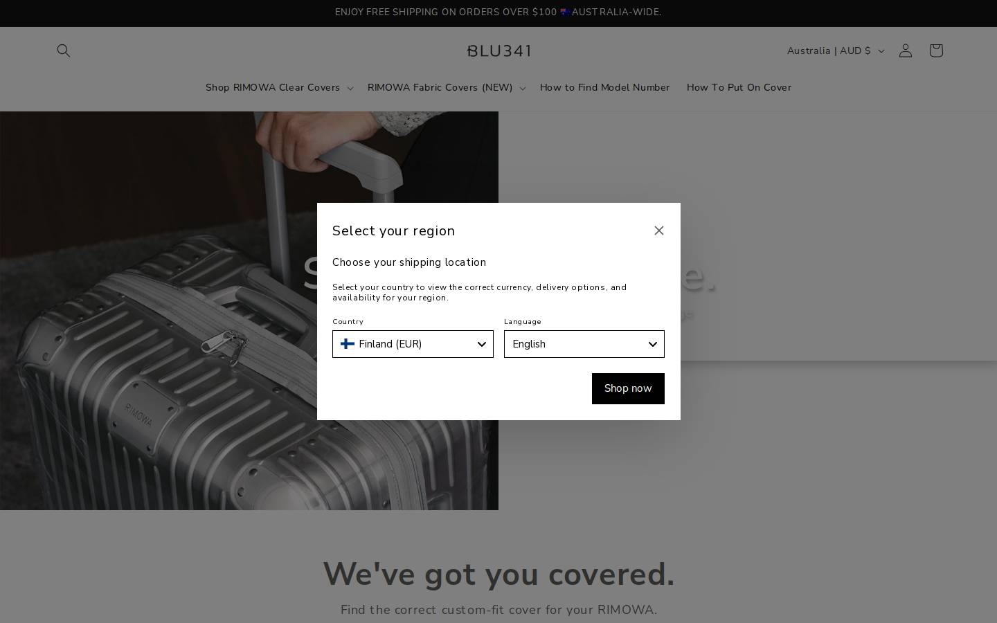 blu341.com homepage screenshot