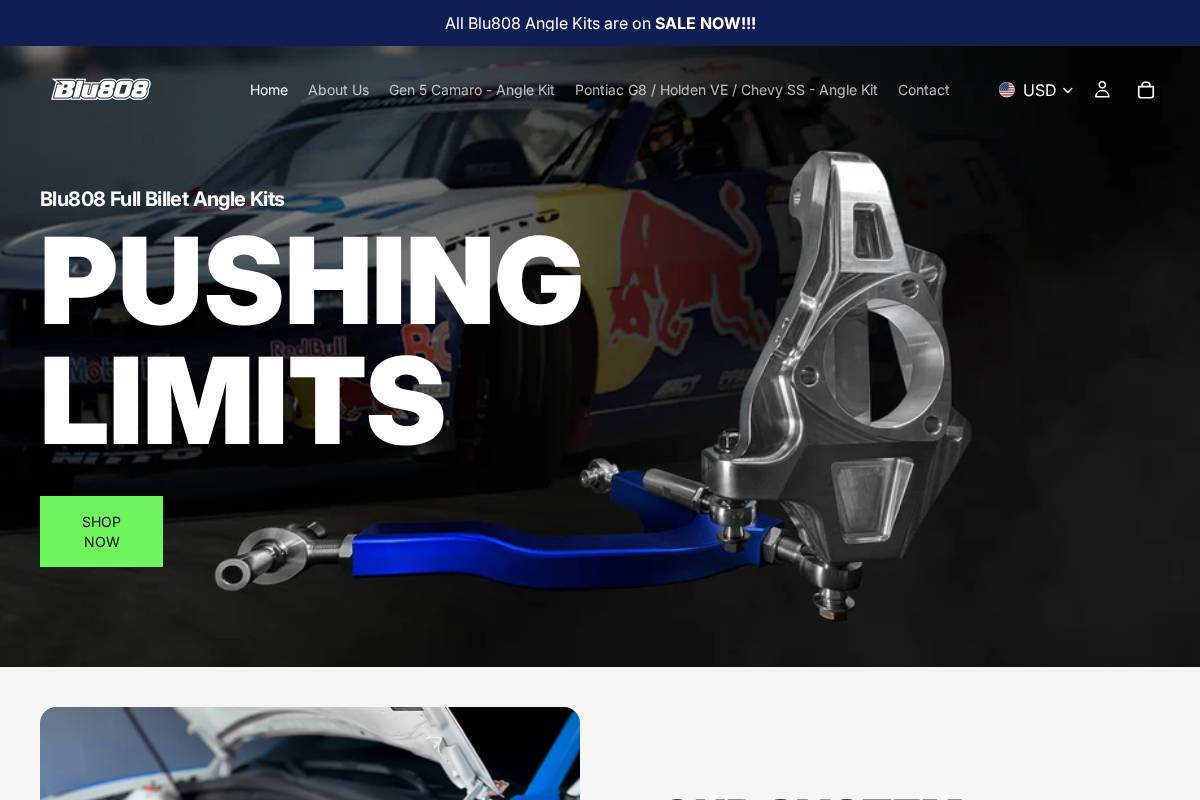 blu808.com homepage screenshot