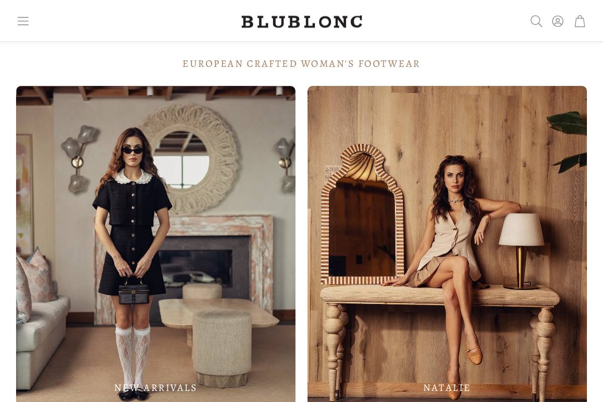 blublonc.com homepage screenshot