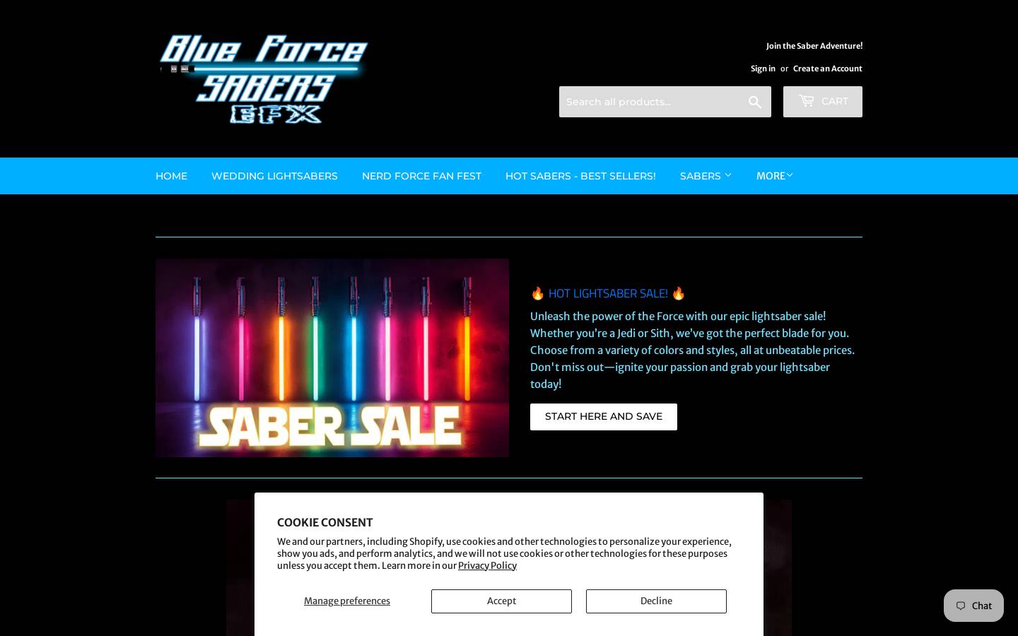 blue-force.co homepage screenshot