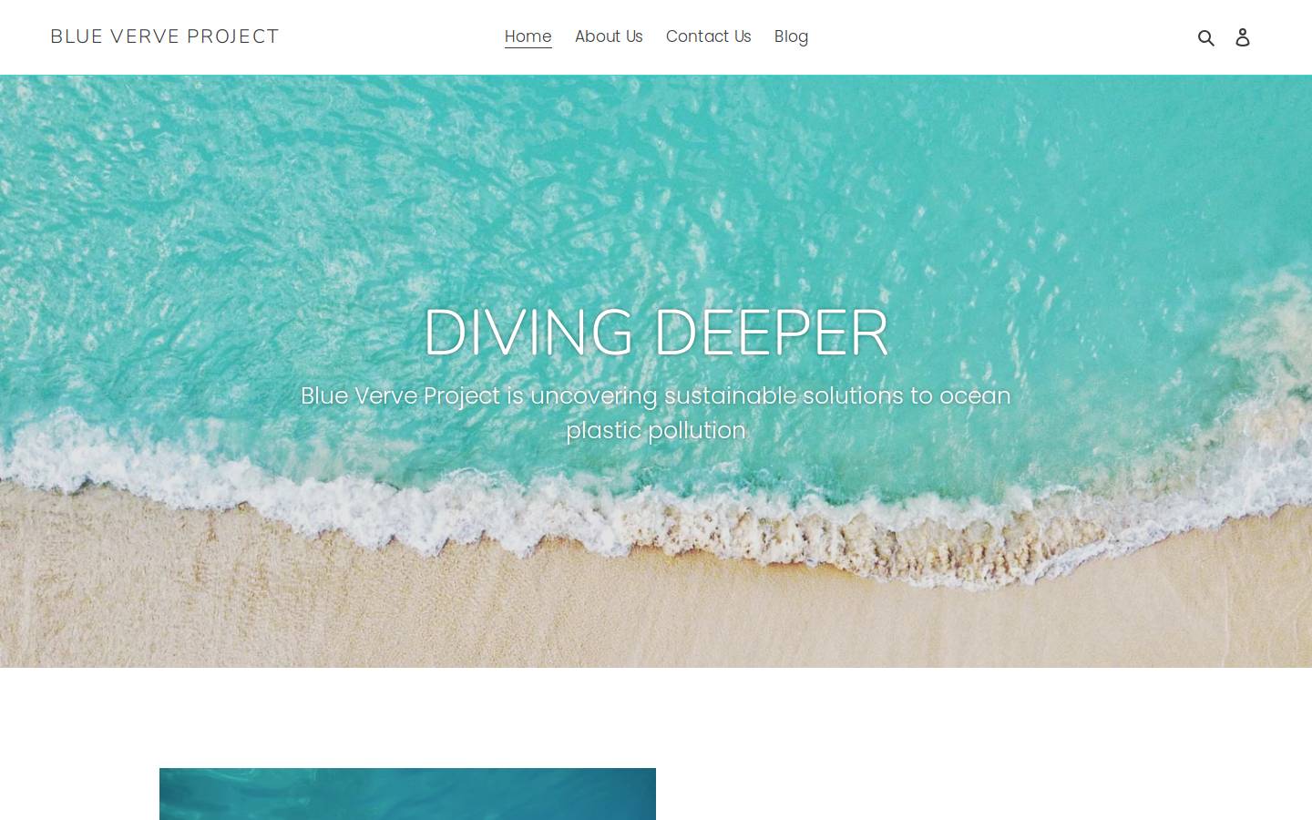 blue-verve.com homepage screenshot