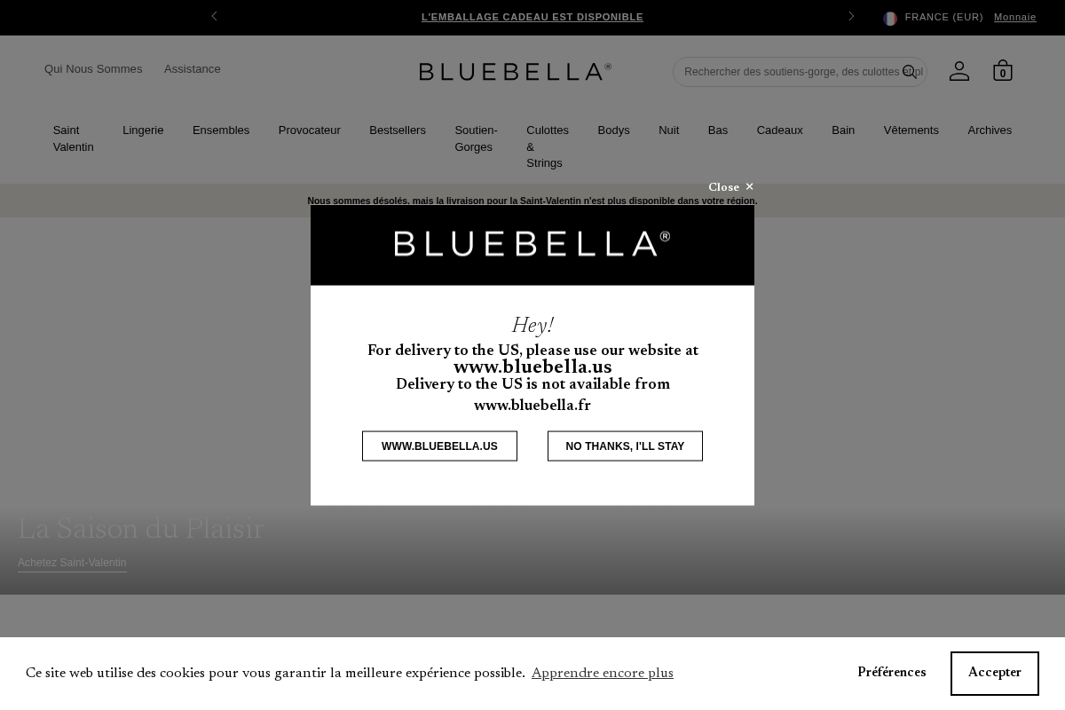 bluebella.fr homepage screenshot