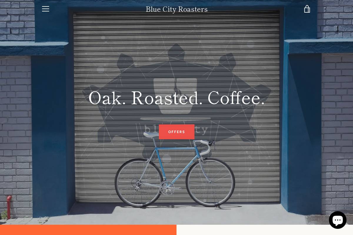 bluecityroasters.nl homepage screenshot
