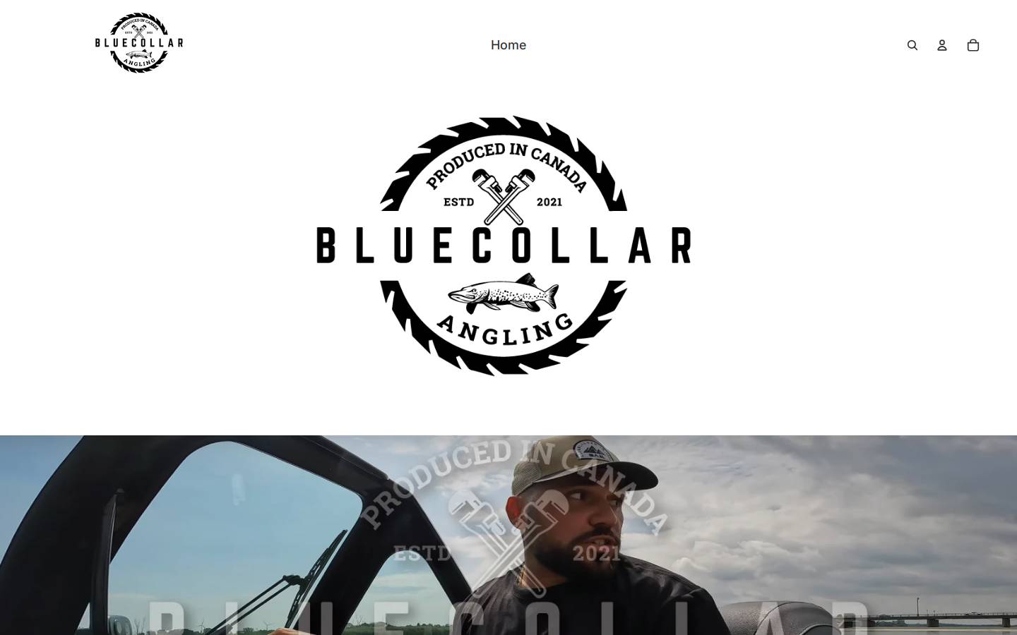 bluecollarangling.com homepage screenshot