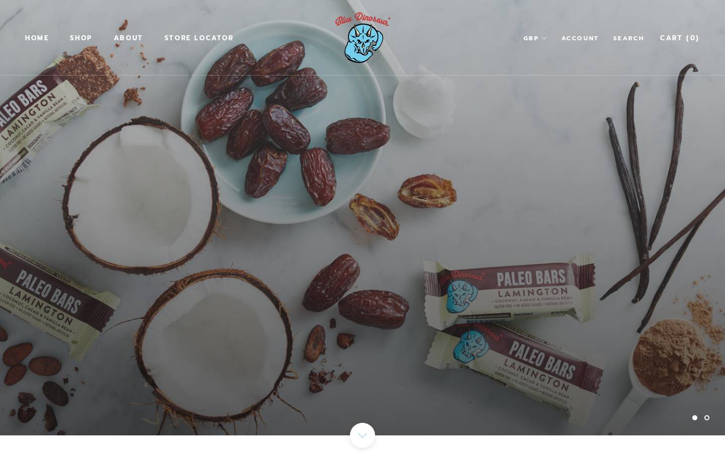 bluedinosaur.co.uk homepage screenshot