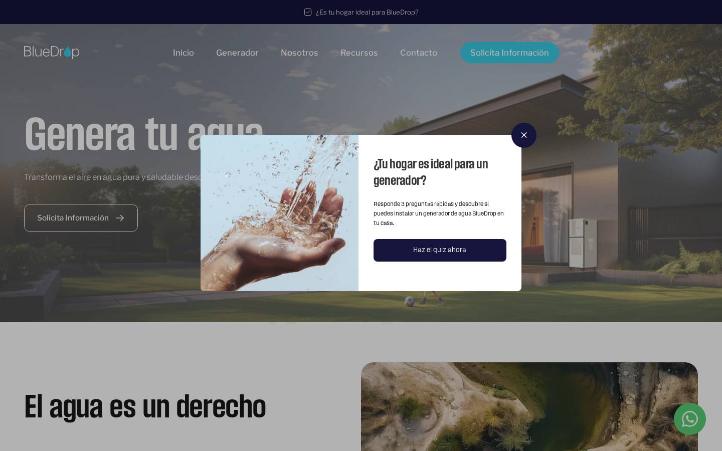 bluedrop.com.mx homepage screenshot