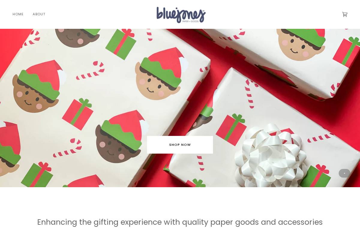 bluejonesco.com homepage screenshot