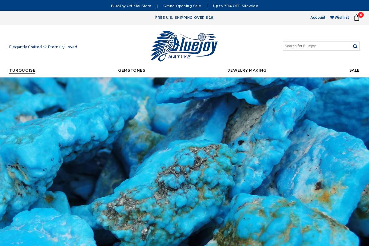 bluejoy.com homepage screenshot