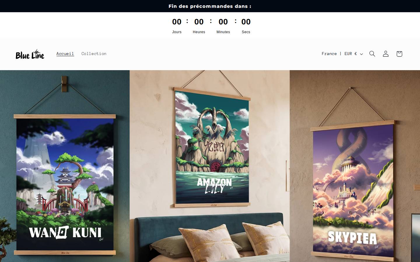 blueline.boutique homepage screenshot