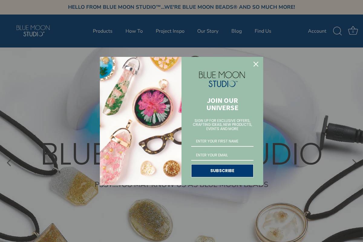 bluemoon-studio.com homepage screenshot