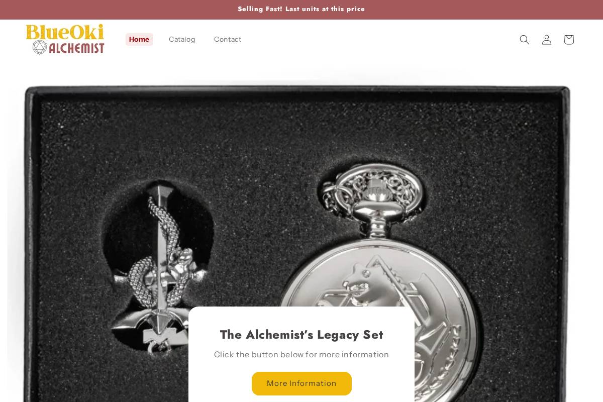 blueoki.com homepage screenshot