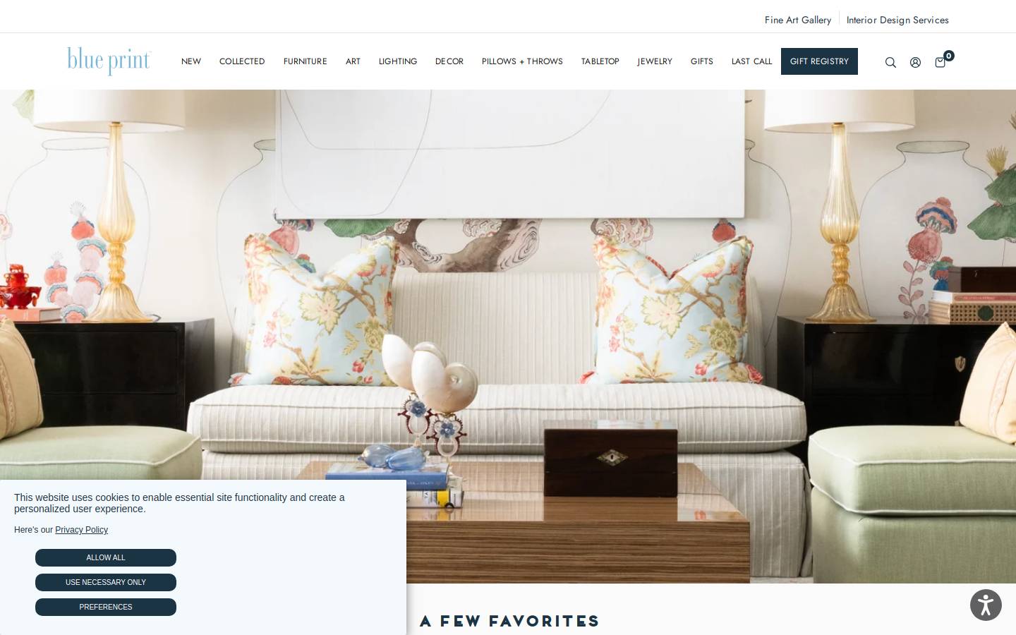 blueprintstore.com homepage screenshot