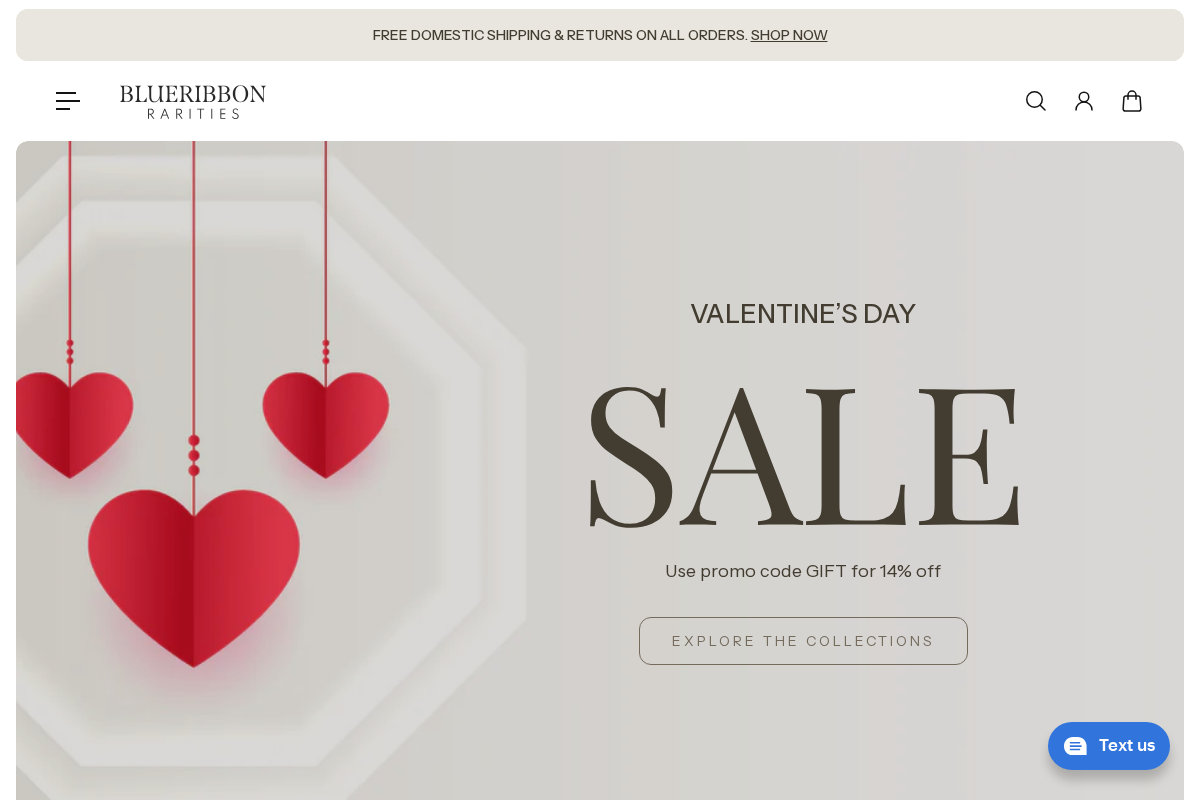 blueribbonrarities.com homepage screenshot