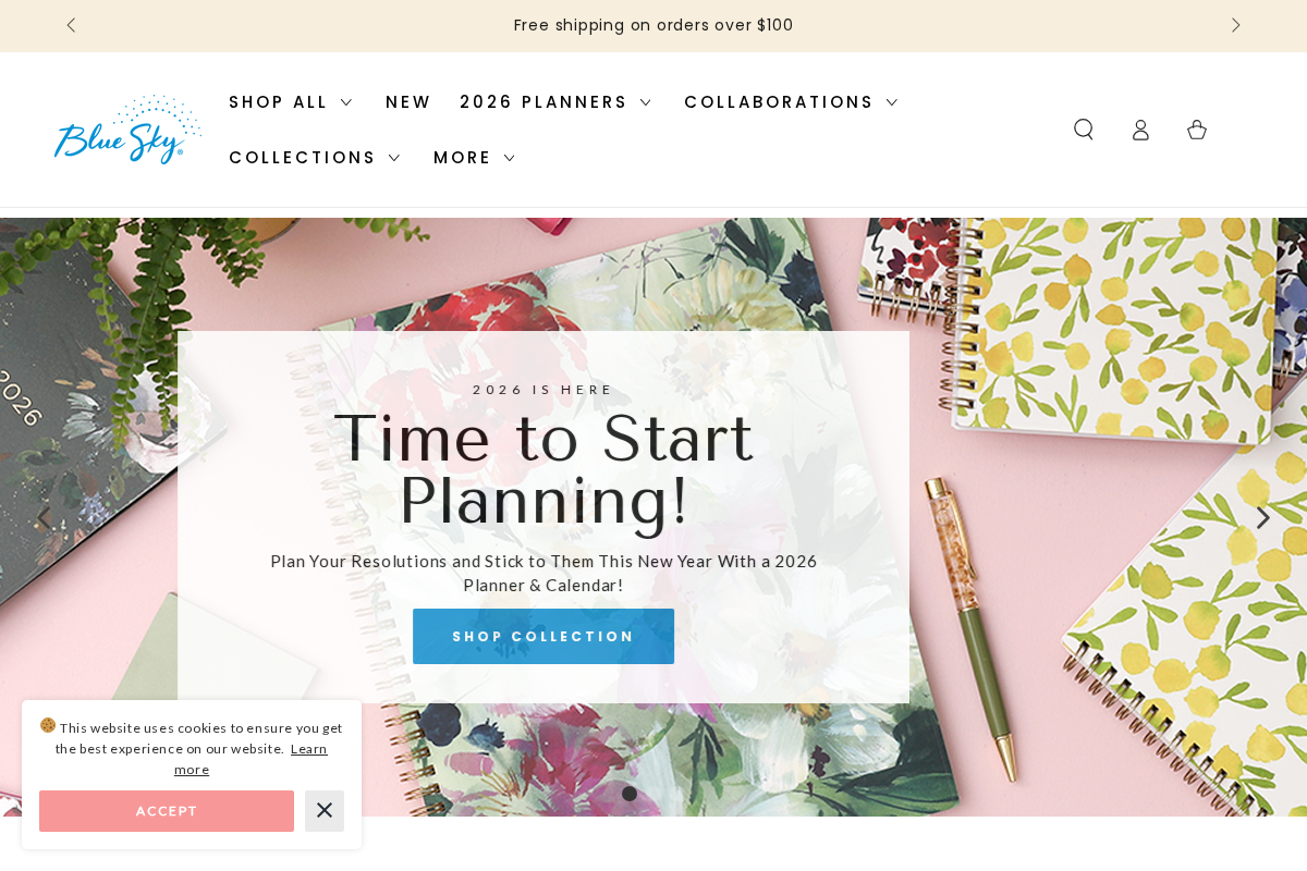 Blue Sky homepage screenshot