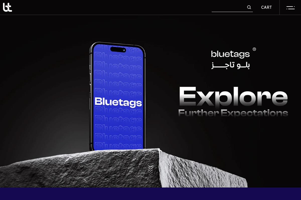 bluetags.org homepage screenshot