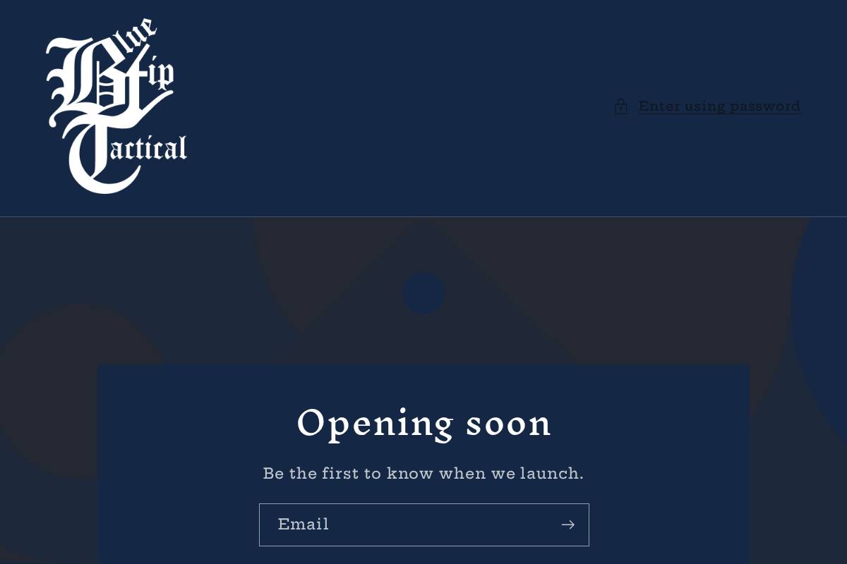 bluetiptactical.com homepage screenshot