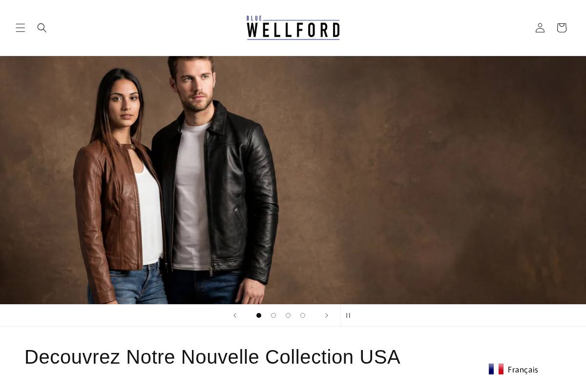 Bluewellford homepage screenshot