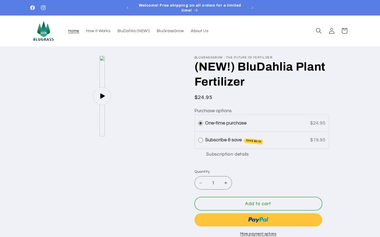 blugrassgrow.com homepage screenshot