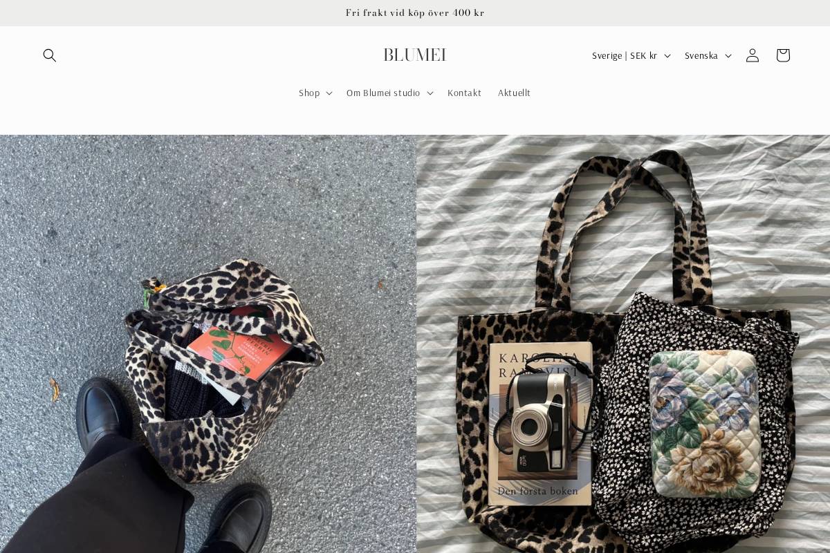 blumeistudio.com homepage screenshot