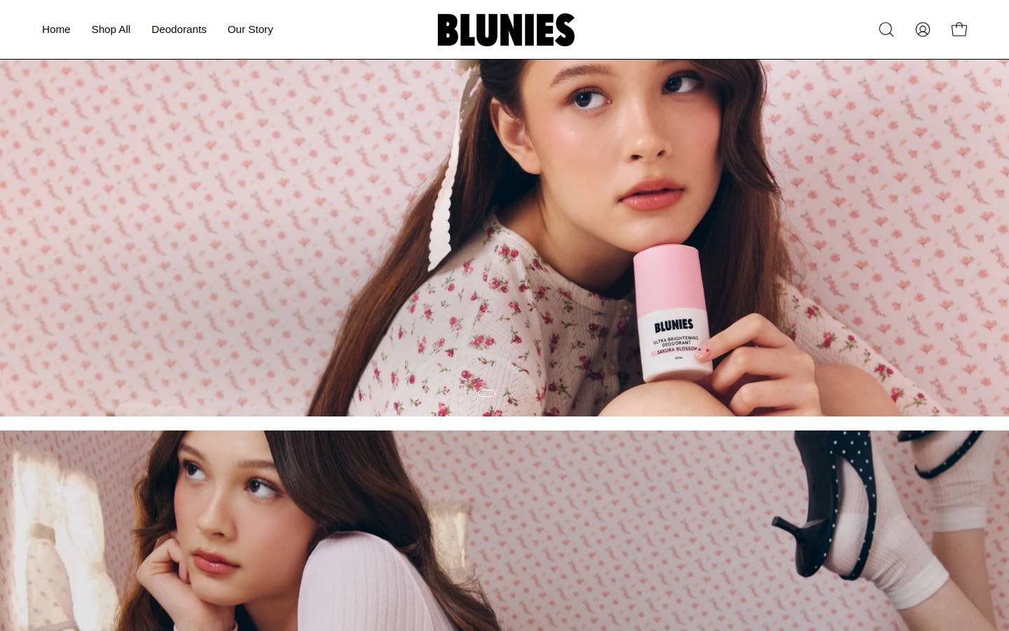 blunies.com homepage screenshot