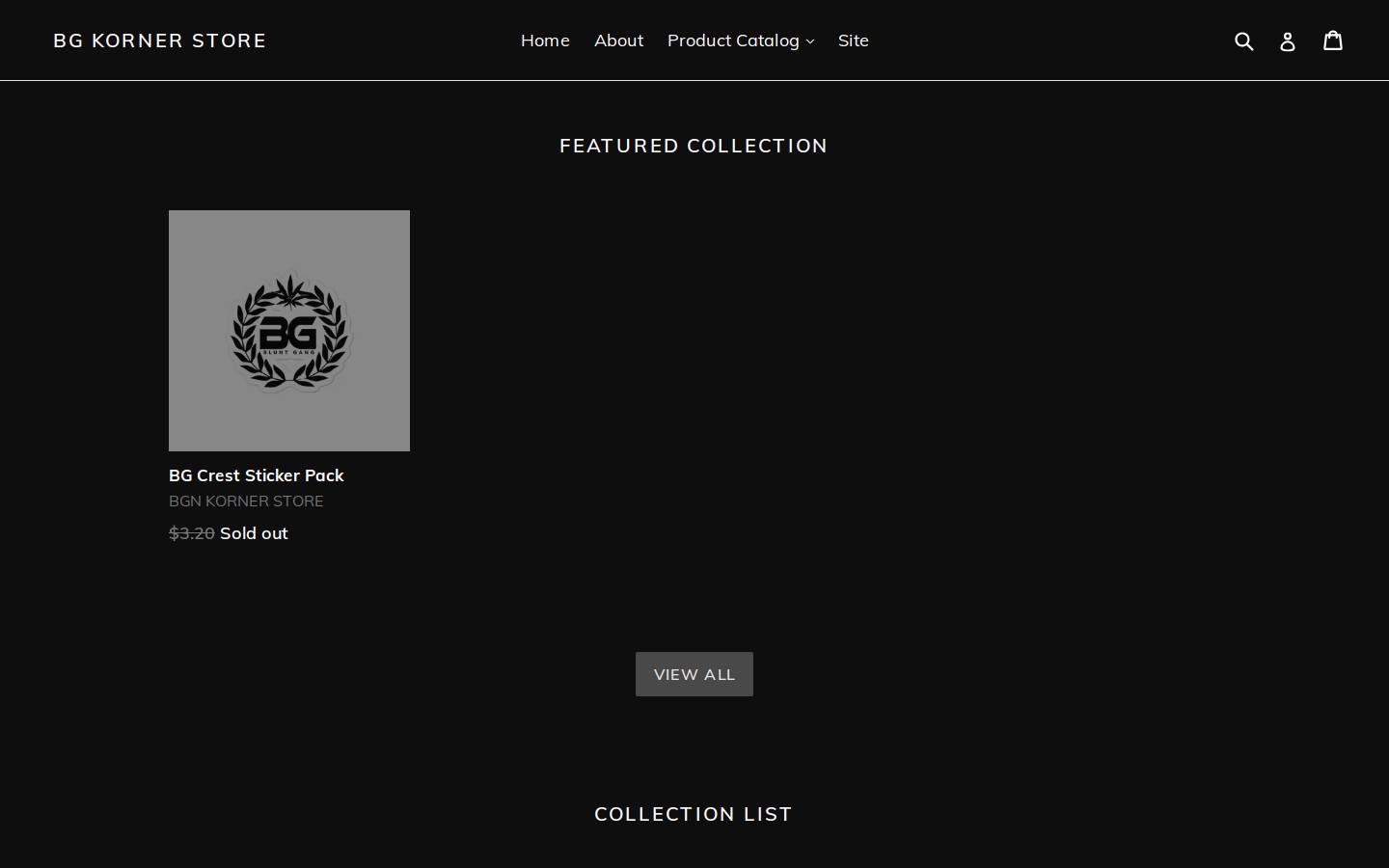 bluntgang.com homepage screenshot