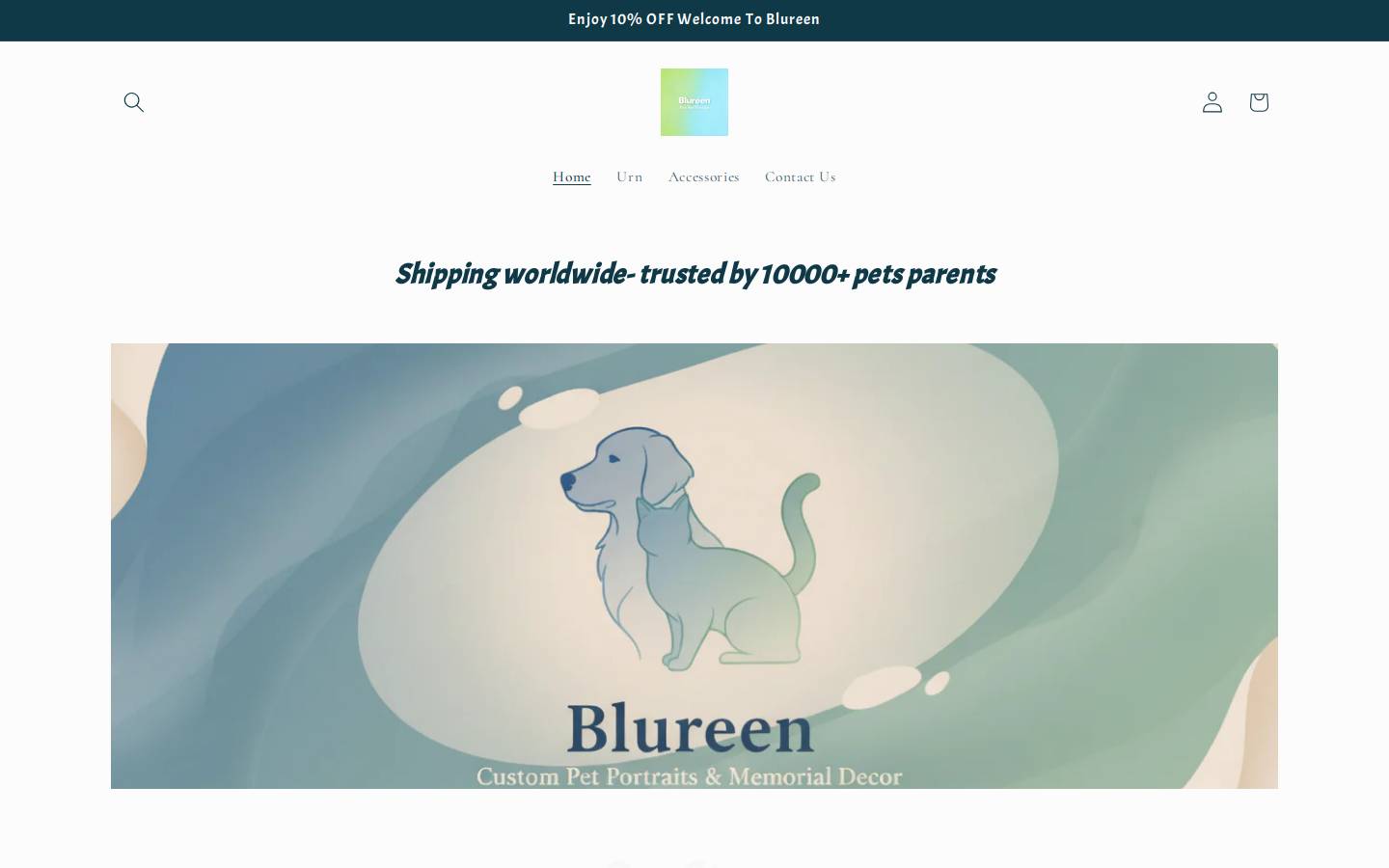 blureen.ca homepage screenshot